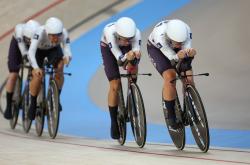 美国选手在自行车赛场展现出色表现